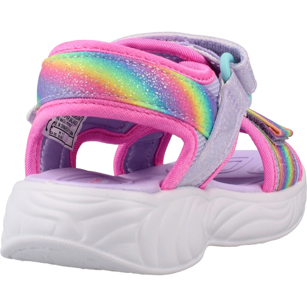 SKECHERS UNICORN DREAMS SANDAL- DREAMY en color VIOLETA  (3)
