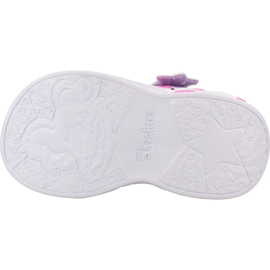SKECHERS UNICORN DREAMS SANDAL- DREAMY en color VIOLETA  (6)