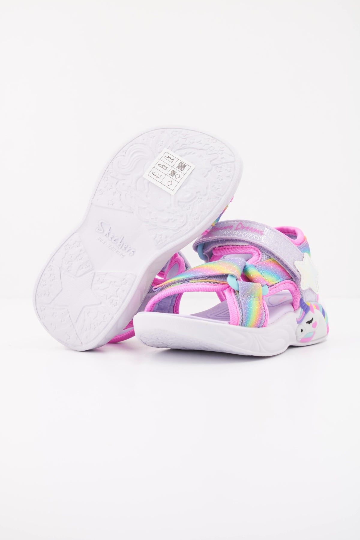 SKECHERS UNICORN DREAMS SANDAL- DREAMY en color VIOLETA  (5)