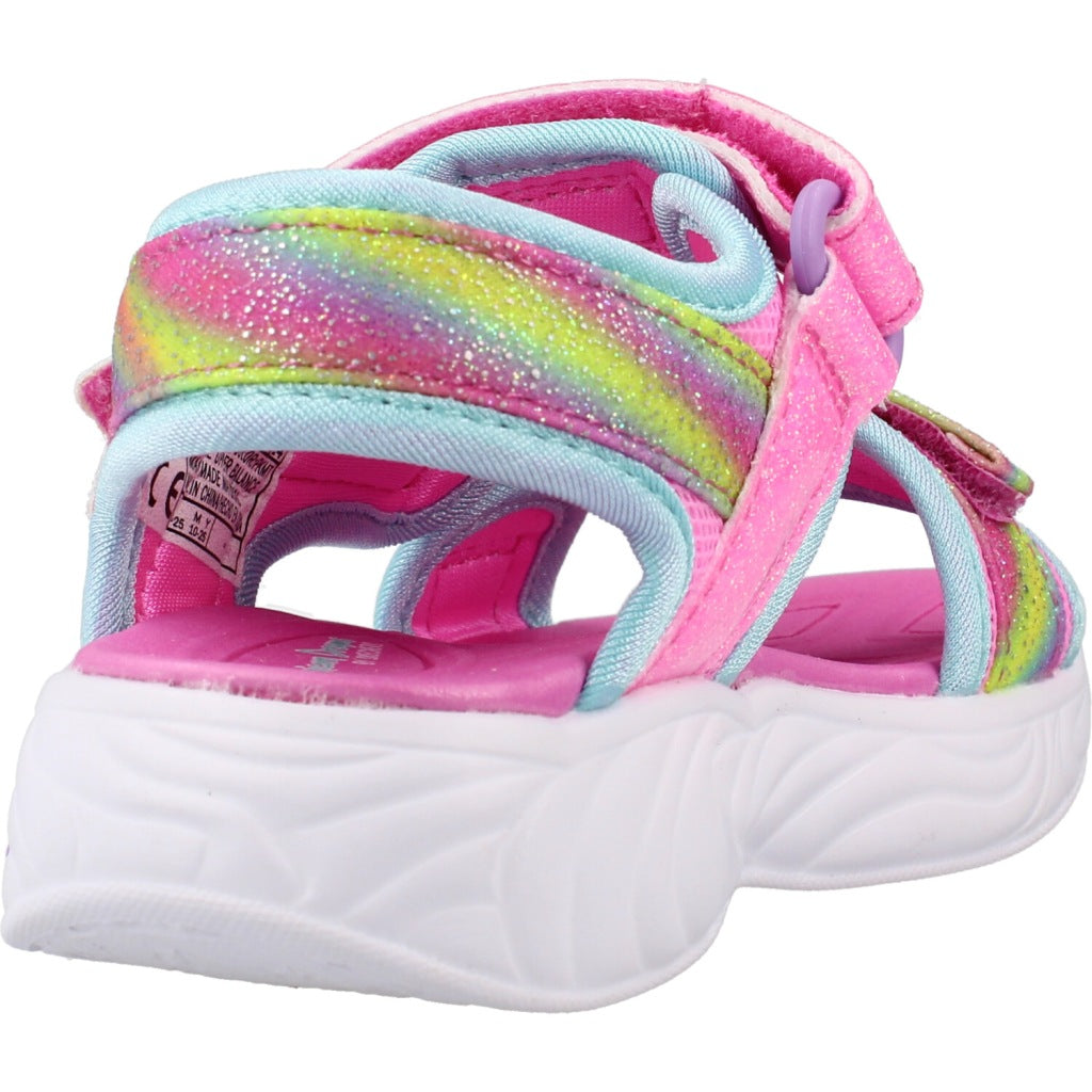 SKECHERS UNICORN DREAMS SANDAL- DREAMY en color ROSA  (3)