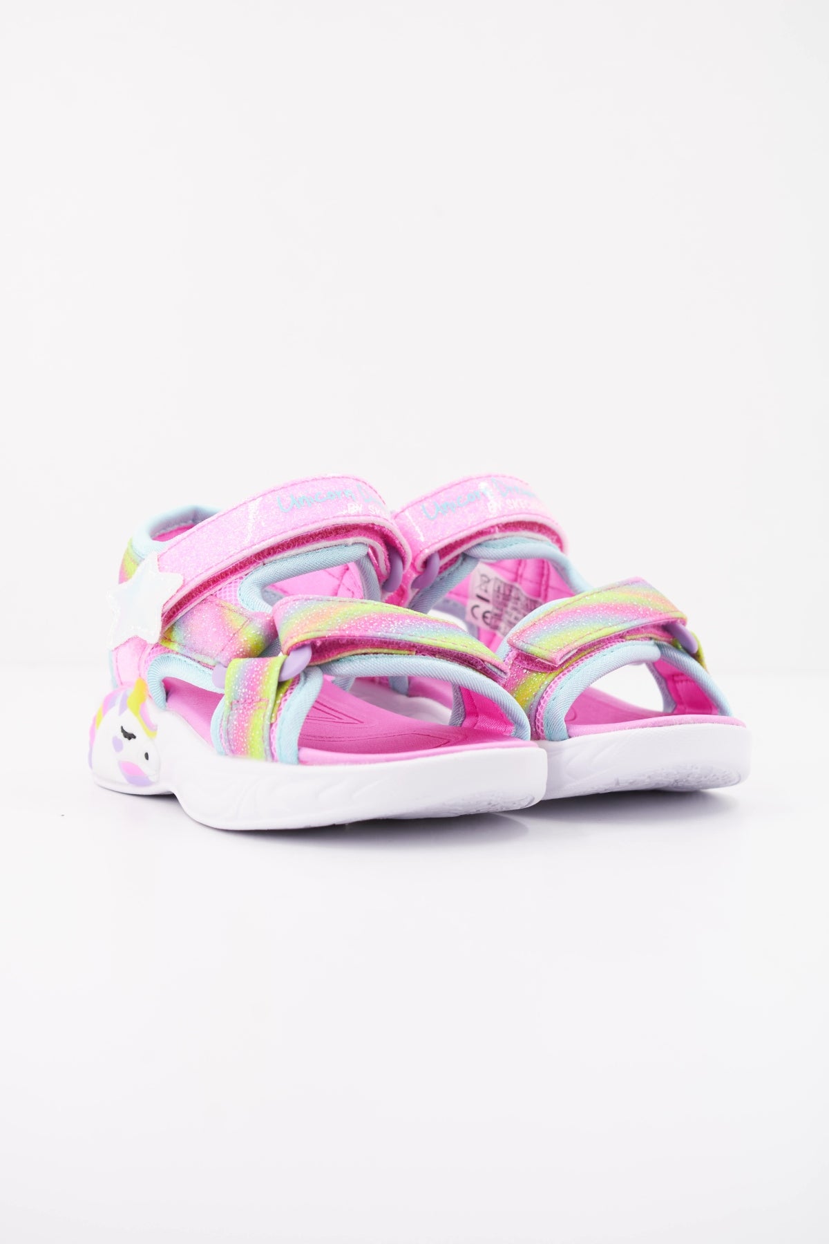 SKECHERS UNICORN DREAMS SANDAL- DREAMY en color ROSA  (2)