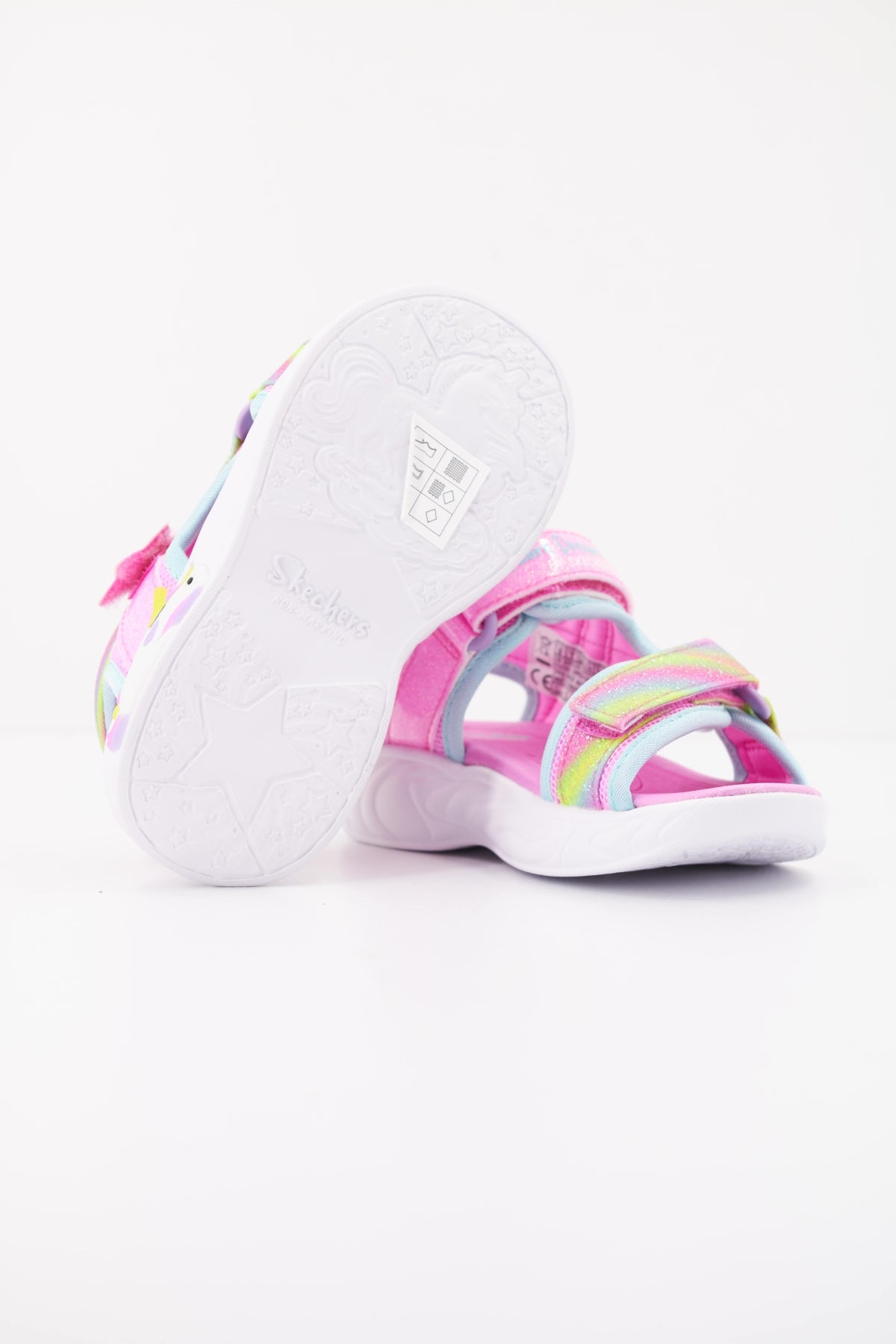 SKECHERS UNICORN DREAMS SANDAL- DREAMY en color ROSA  (5)