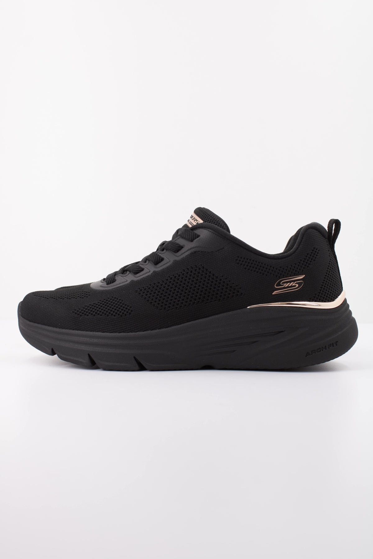 SKECHERS BOBS ARCH FIT ELEV en color NEGRO  (1)