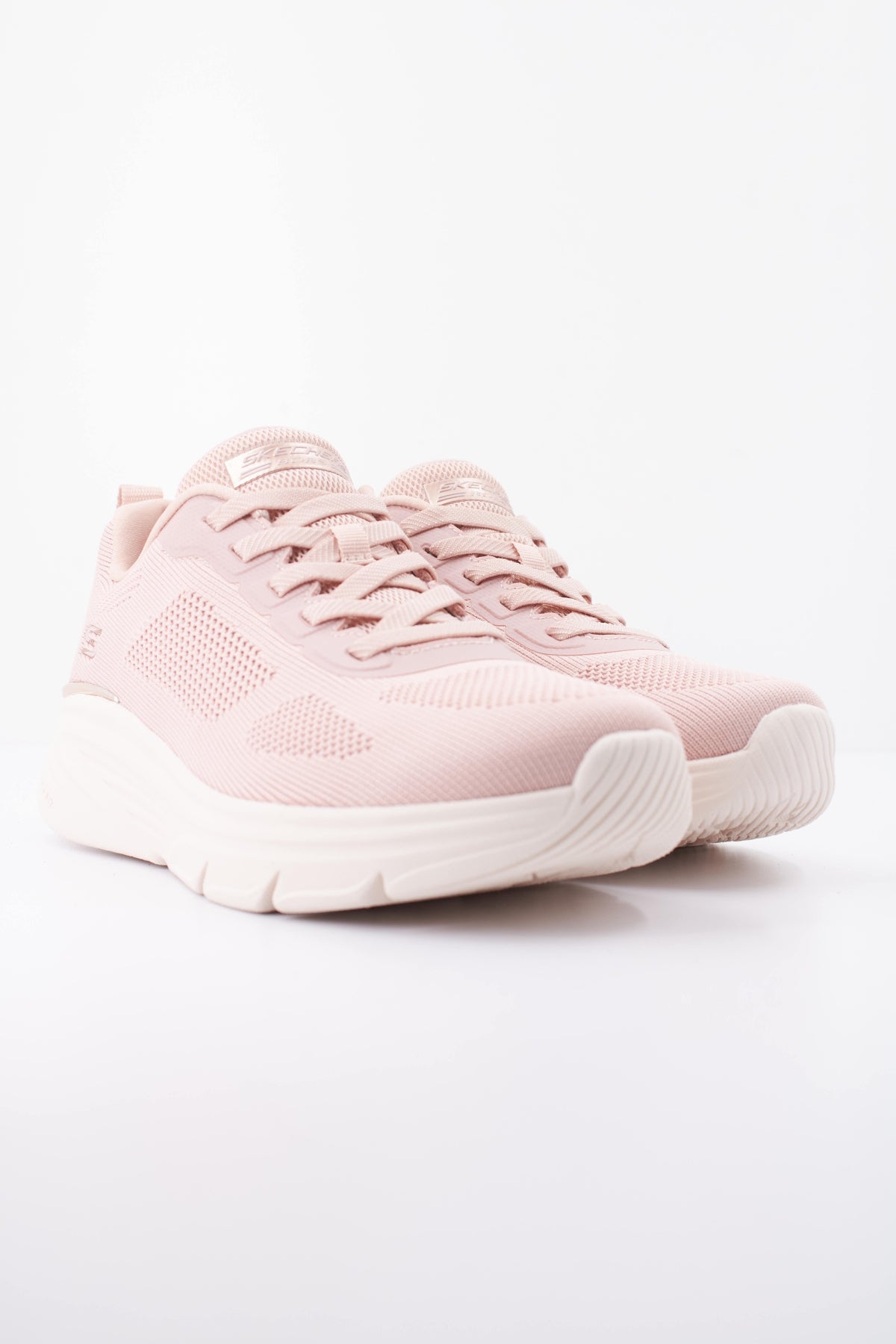 SKECHERS BOBS ARCH FIT ELEV en color ROSA  (2)