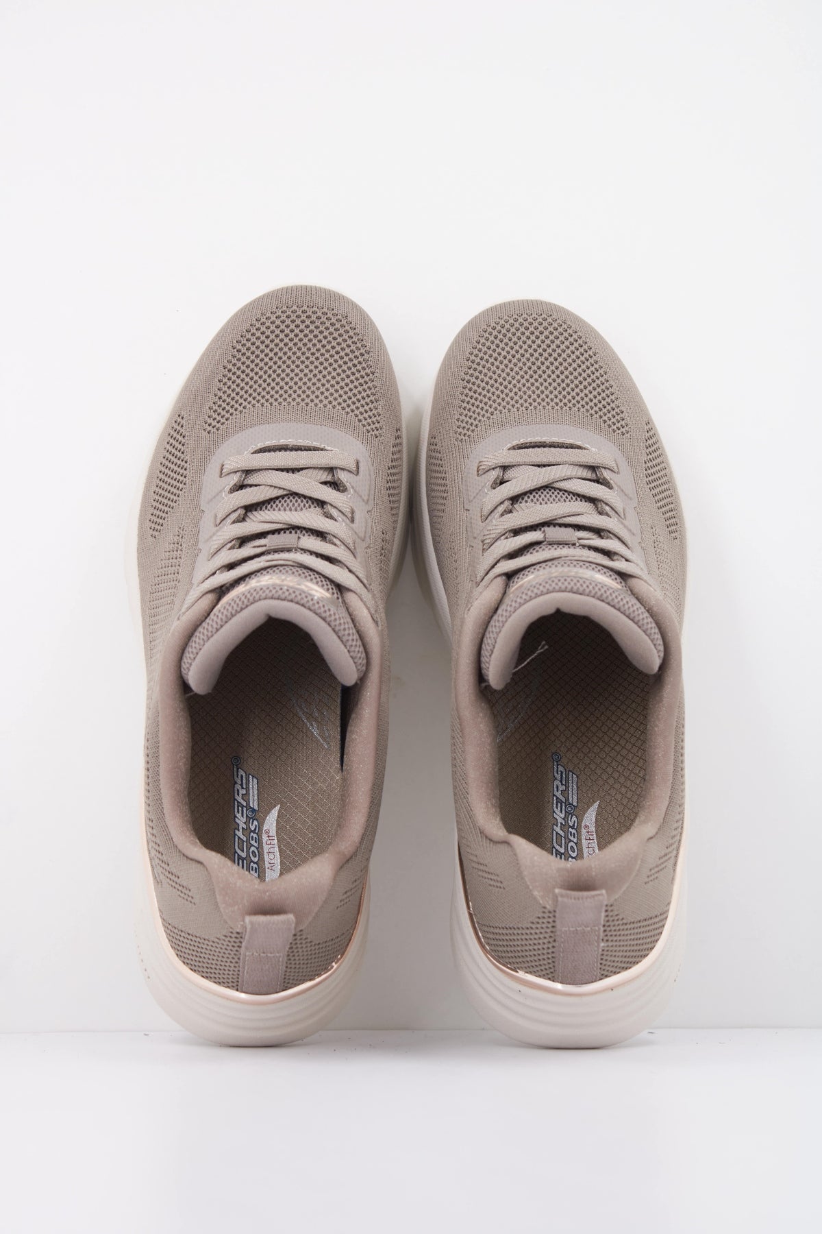 SKECHERS S BOBS ARCH FIT ELEV en color BEIS  (3)