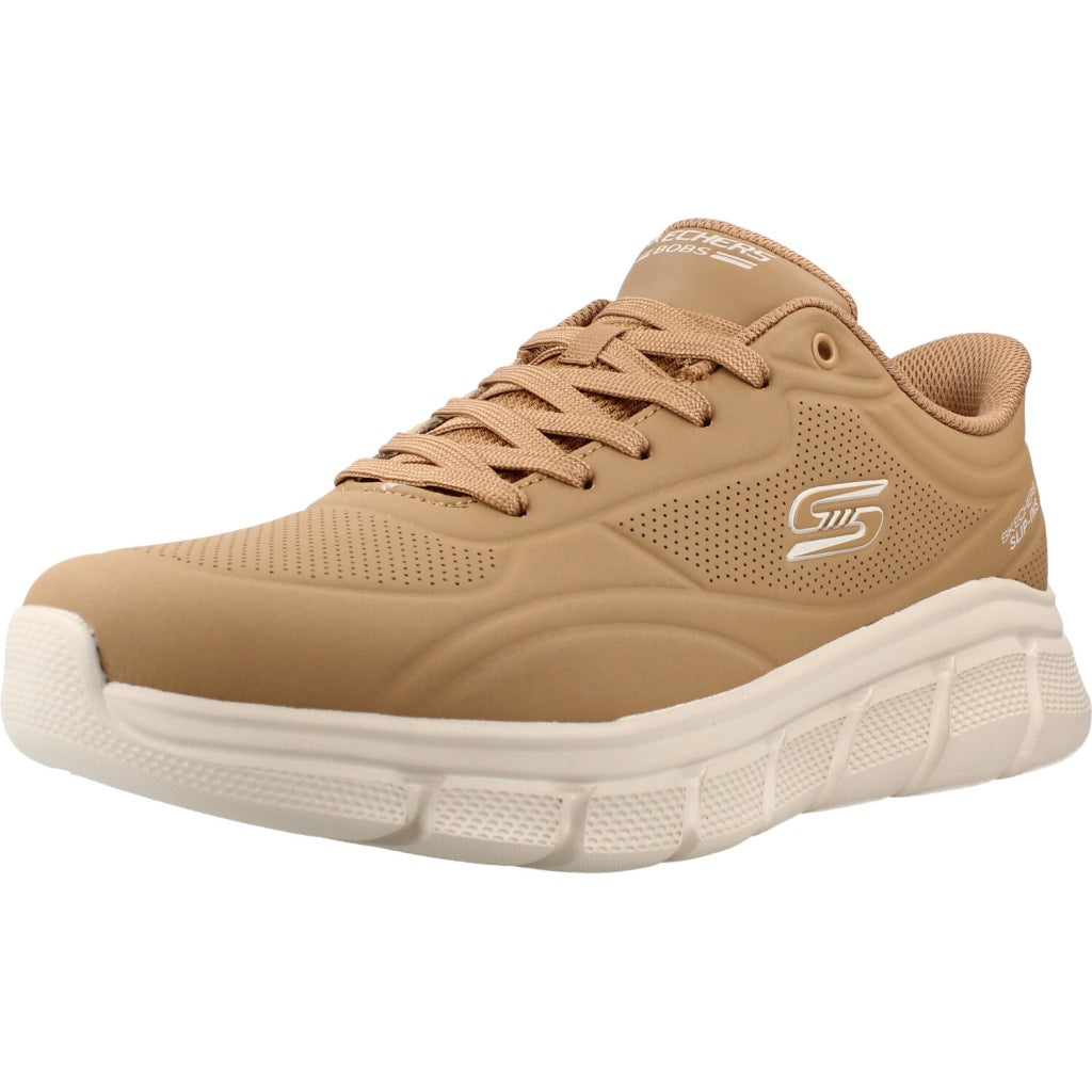 SKECHERS BOBS B FLEX - SMOOTH EDGE en color MARRON CLARO  (1)