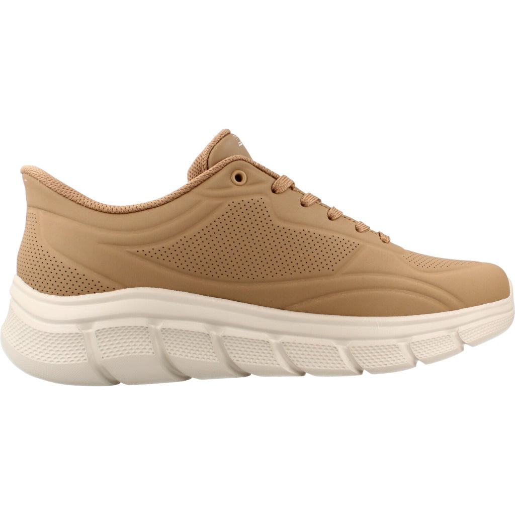 SKECHERS BOBS B FLEX - SMOOTH EDGE en color MARRON CLARO  (4)