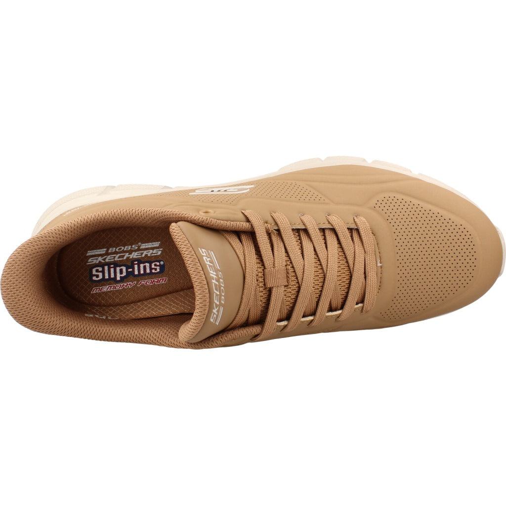 SKECHERS BOBS B FLEX - SMOOTH EDGE en color MARRON CLARO  (7)