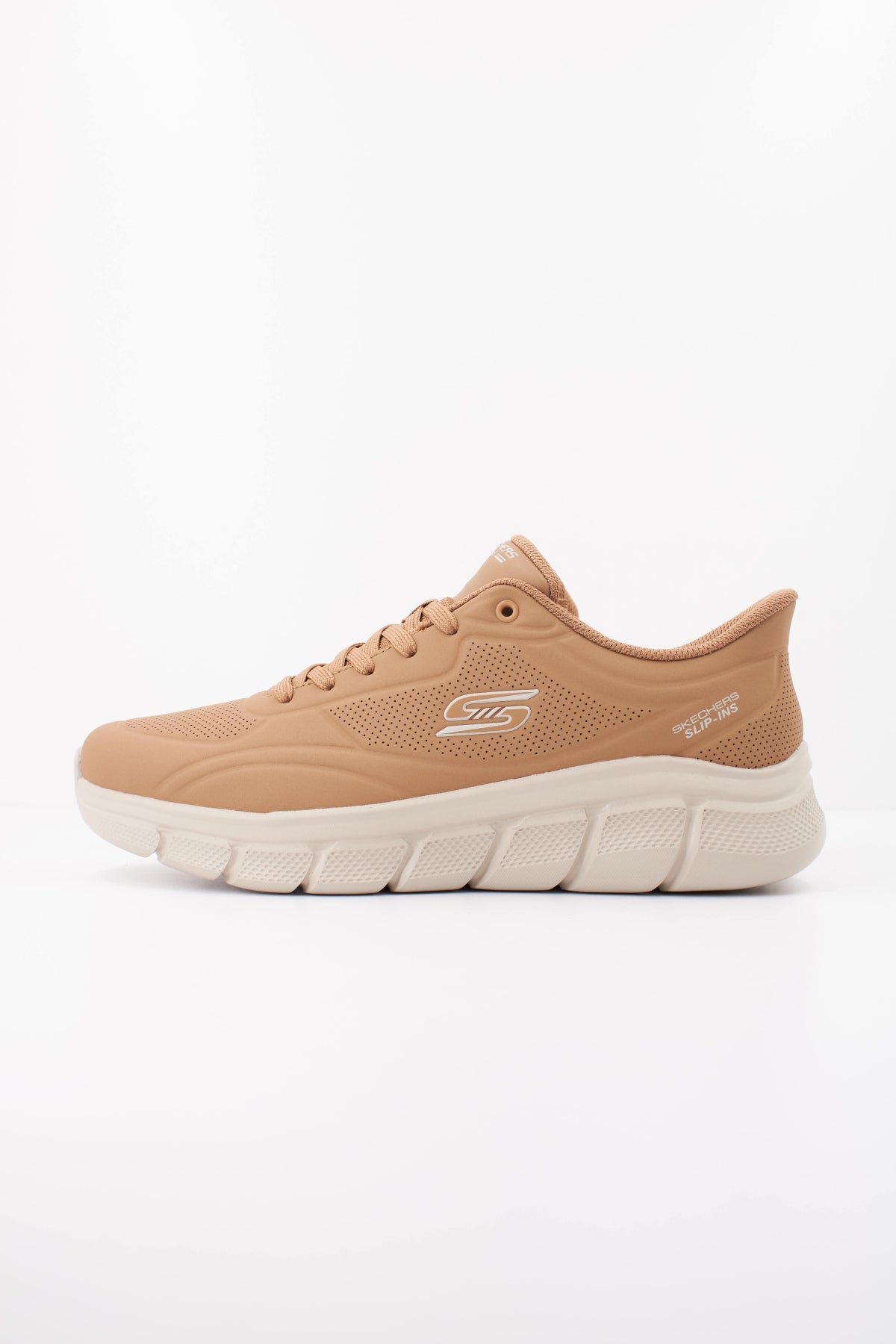SKECHERS BOBS B FLEX - SMOOTH EDGE en color MARRON CLARO  (1)