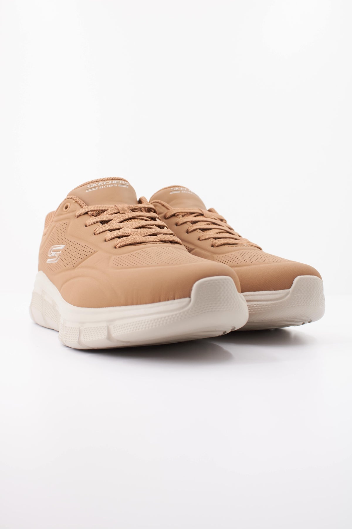 SKECHERS BOBS B FLEX - SMOOTH EDGE en color MARRON CLARO  (2)