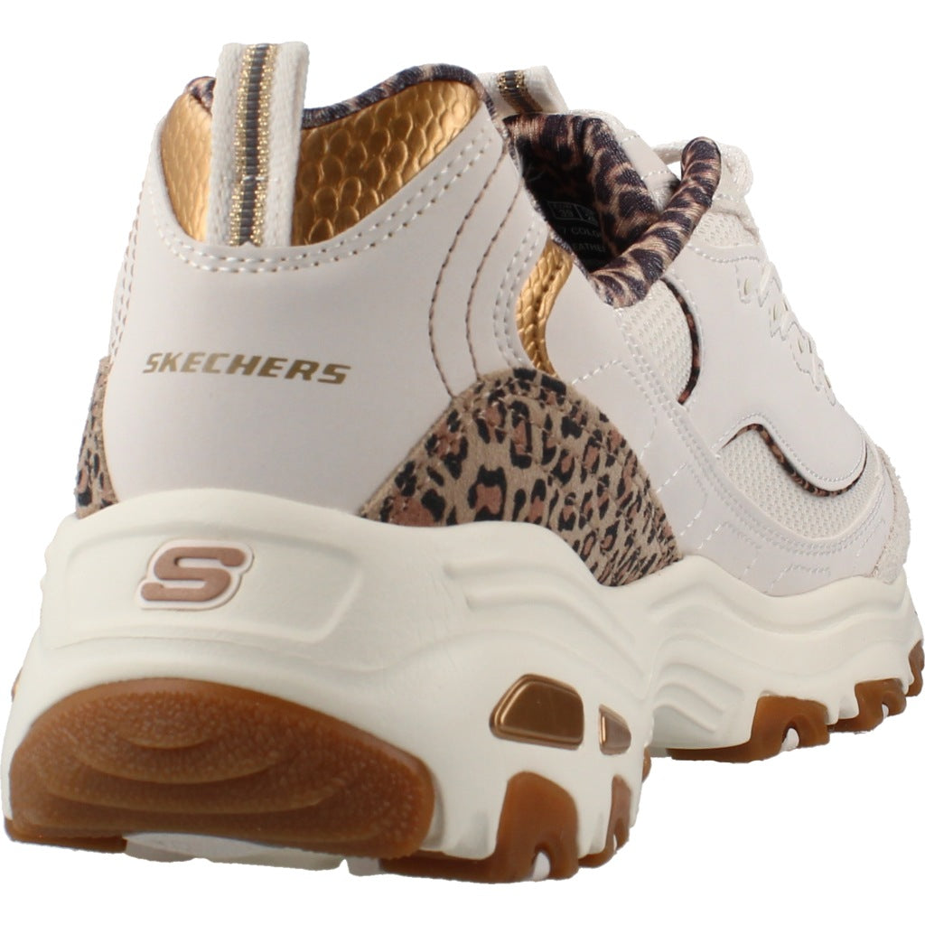 SKECHERS S D LITES WILD CHARM en color BLANCO  (3)