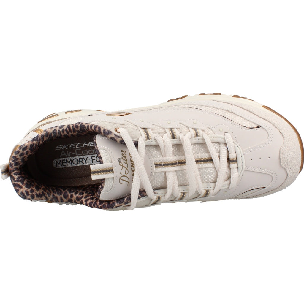 SKECHERS S D LITES WILD CHARM en color BLANCO  (7)
