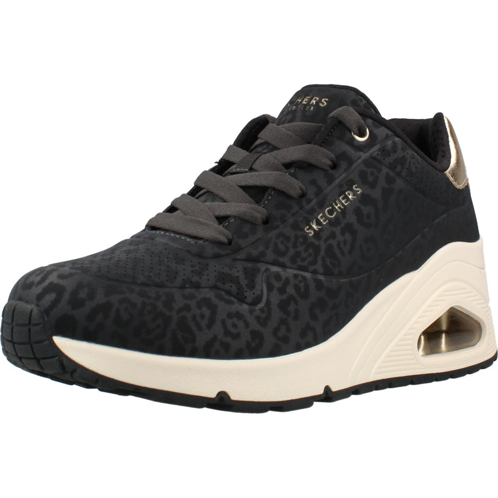 SKECHERS S UNO WEDGE SAFARI en color NEGRO  (1)
