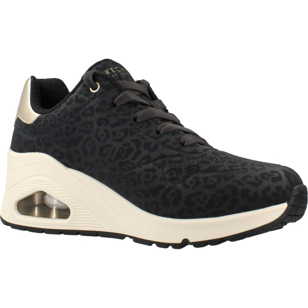 SKECHERS S UNO WEDGE SAFARI en color NEGRO  (5)