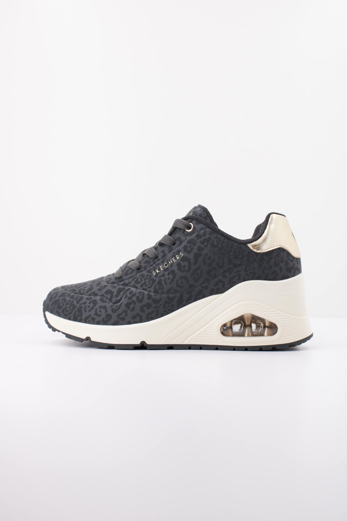 SKECHERS S UNO WEDGE SAFARI en color NEGRO  (1)