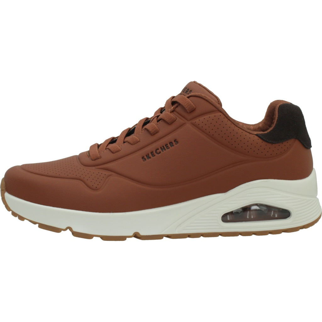 SKECHERS UNO - TAILORED AIR en color MARRON  (2)