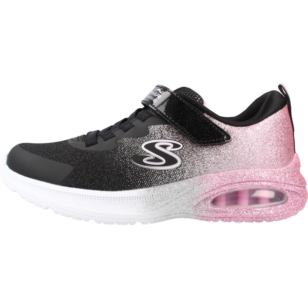 SKECHERS MICROSPEC MAX ADVANCE - GLITZ en color NEGRO  (2)