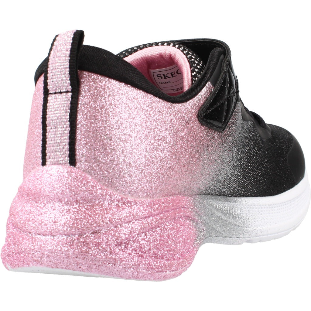 SKECHERS MICROSPEC MAX ADVANCE - GLITZ en color NEGRO  (3)