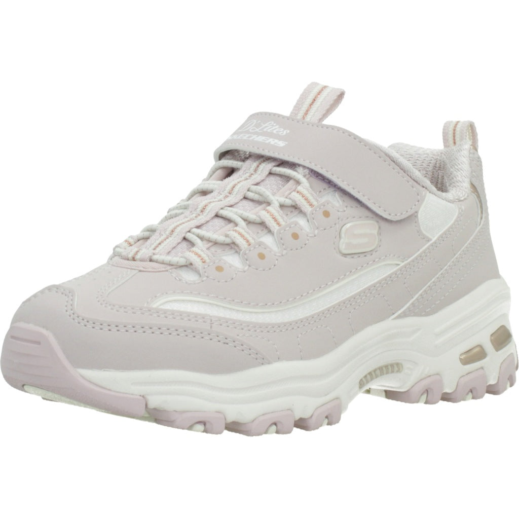 SKECHERS D'LITES - BIGGEST FAN en color NUDE  (1)