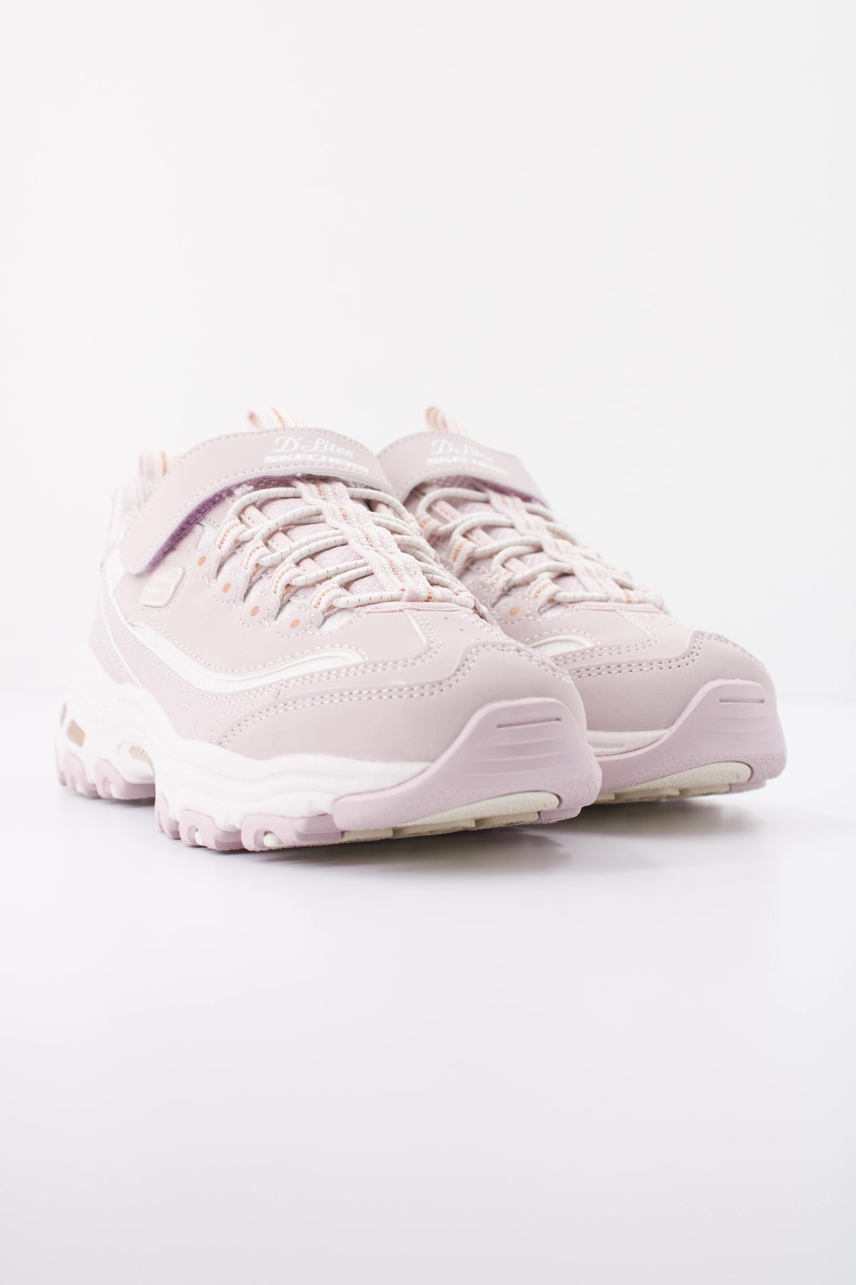 SKECHERS D'LITES - BIGGEST FAN en color NUDE  (2)