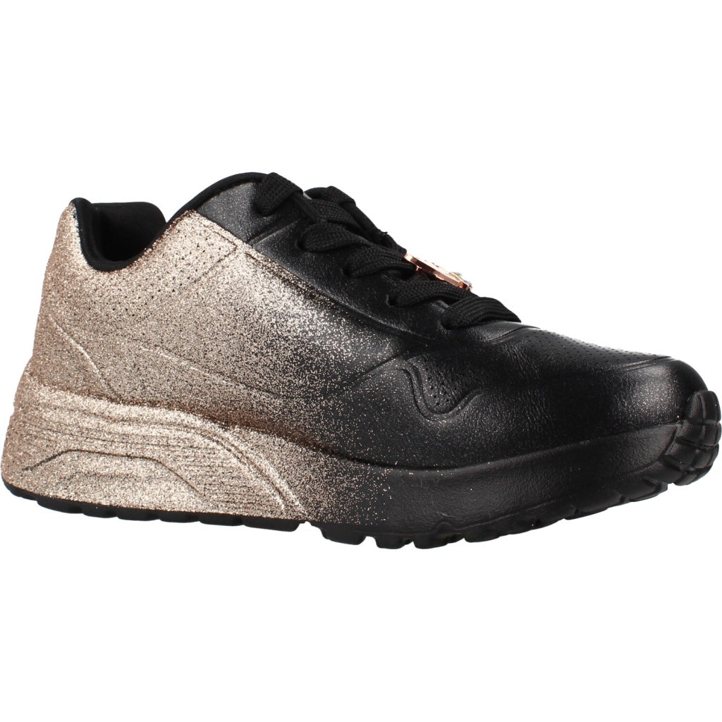 SKECHERS UNO LITE - HEARTDUST FOREVER en color NEGRO  (5)