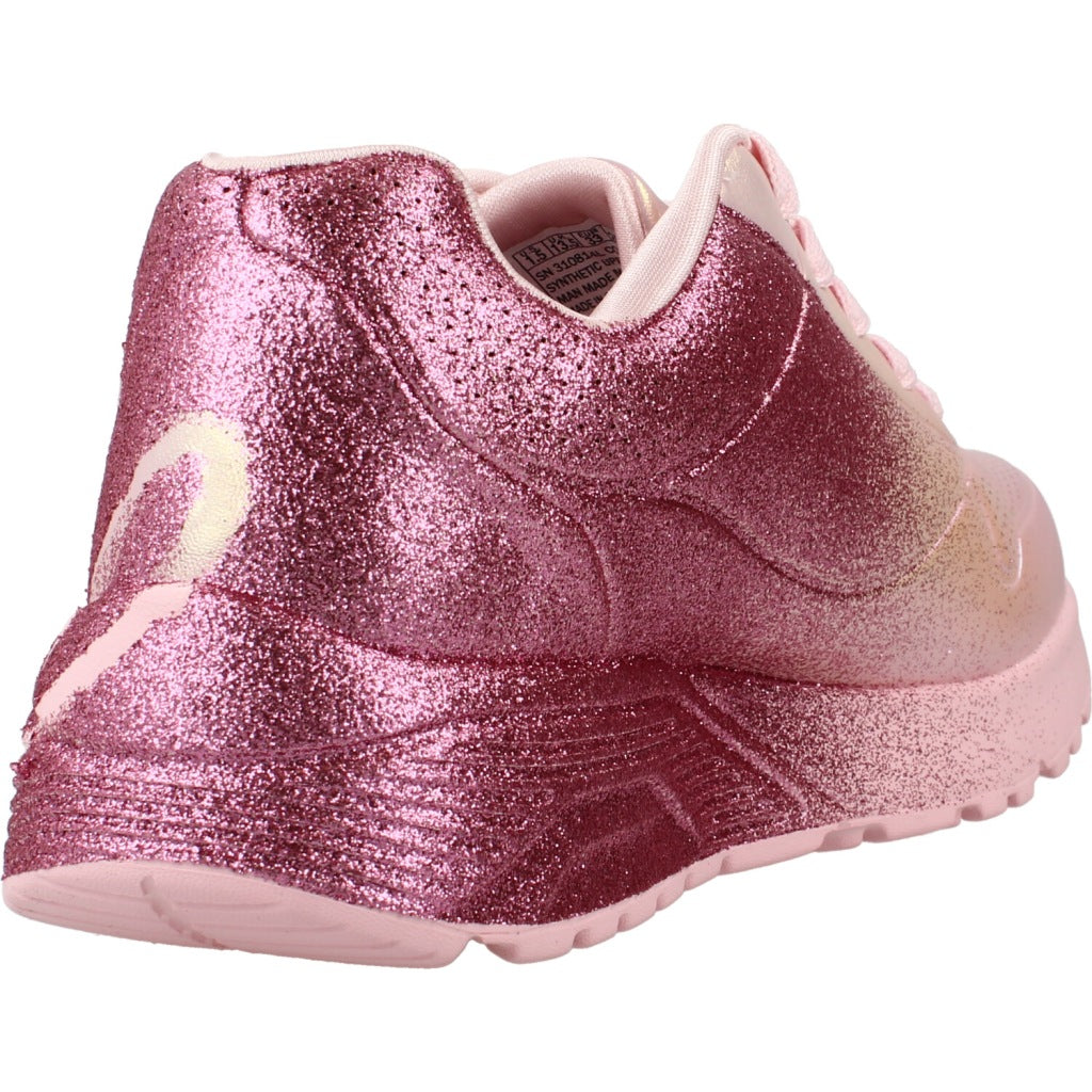 SKECHERS UNO LITE - HEARTDUST FOREVER en color ROSA  (3)
