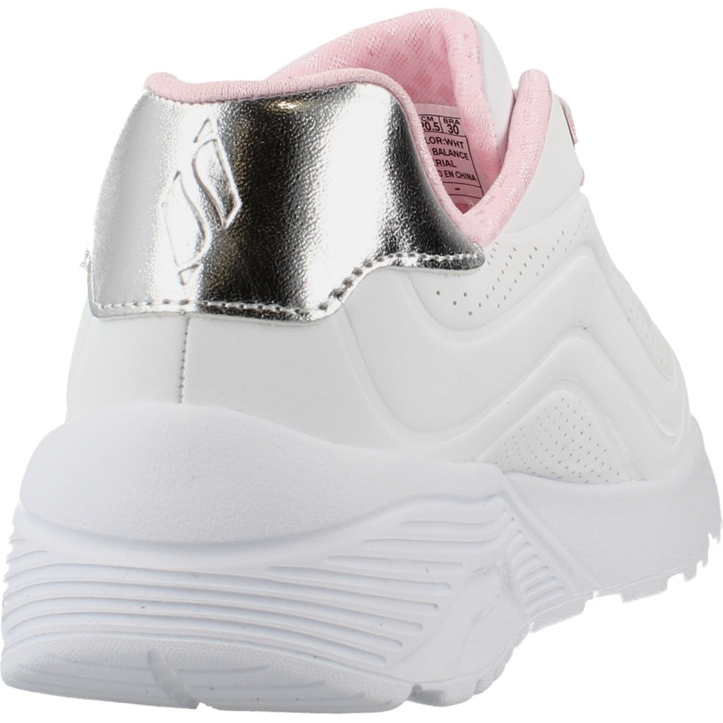 SKECHERS UNO LITE - OMBRE WAVE en color BLANCO  (3)