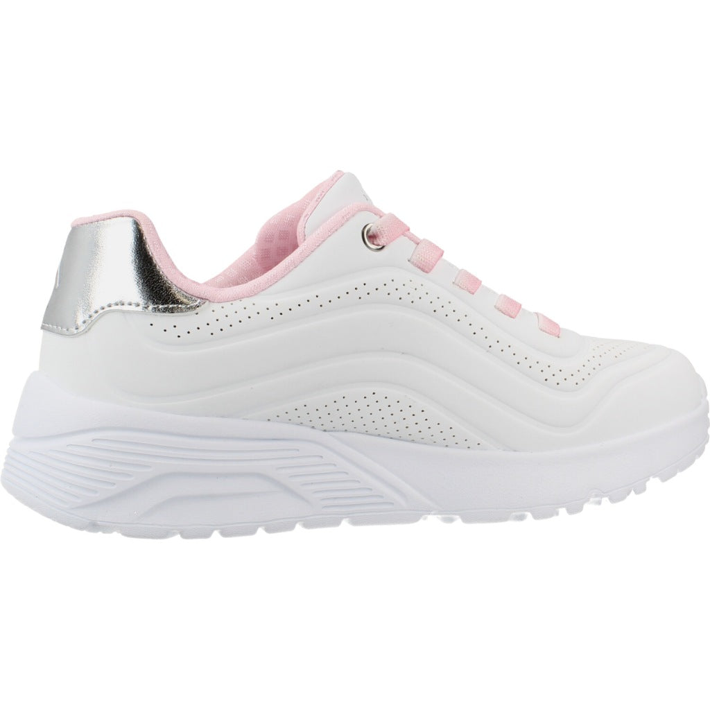 SKECHERS UNO LITE - OMBRE WAVE en color BLANCO  (4)