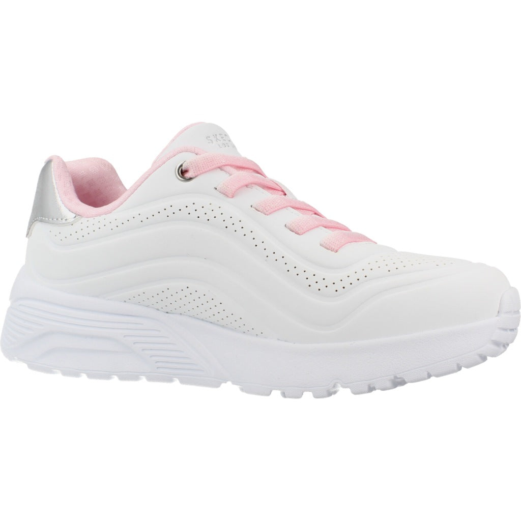 SKECHERS UNO LITE - OMBRE WAVE en color BLANCO  (5)
