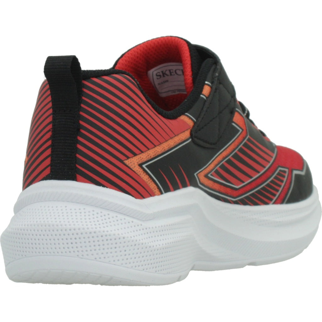 SKECHERS MICROSPEC VELOCITY-GRID-DRIFT en color ROJO  (3)