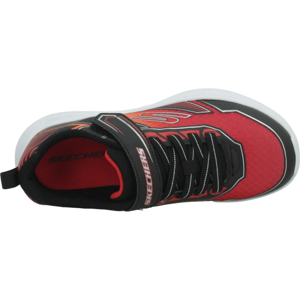 SKECHERS MICROSPEC VELOCITY-GRID-DRIFT en color ROJO  (7)