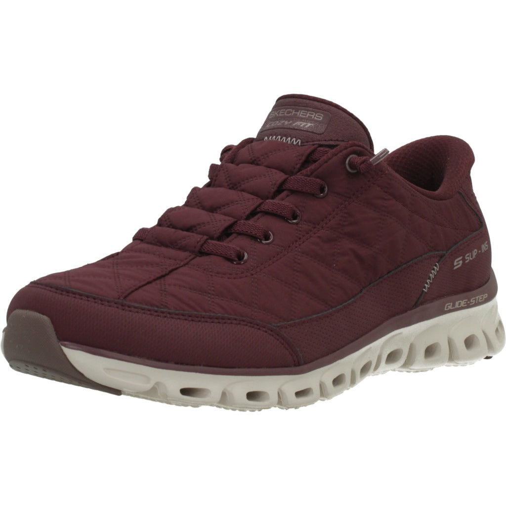 SKECHERS S GLIDE STEP AT EASE en color BURDEOS  (1)