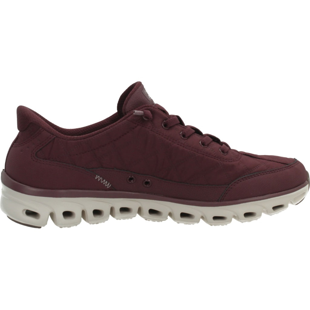 SKECHERS S GLIDE STEP AT EASE en color BURDEOS  (4)