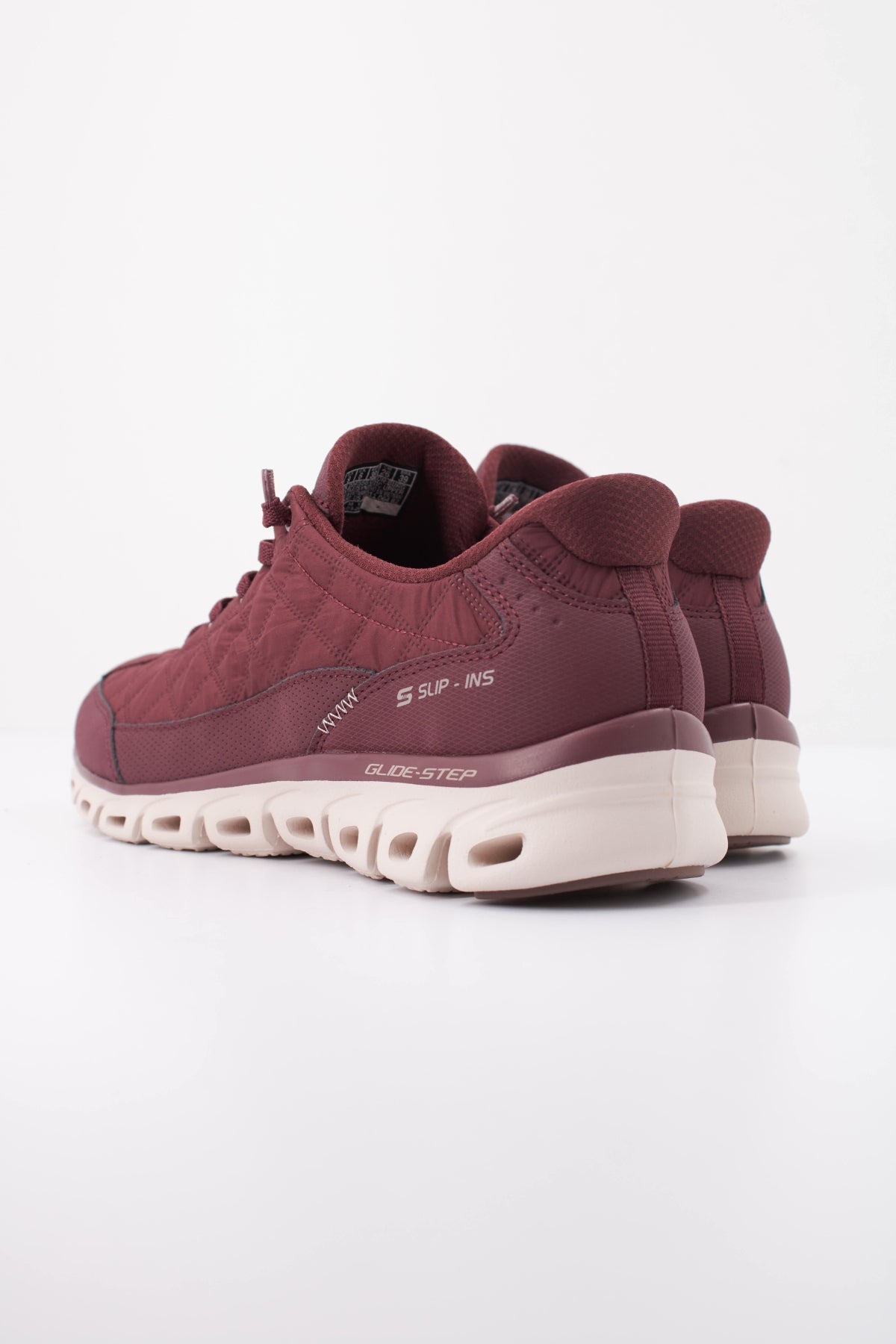 SKECHERS S GLIDE STEP AT EASE en color BURDEOS  (4)