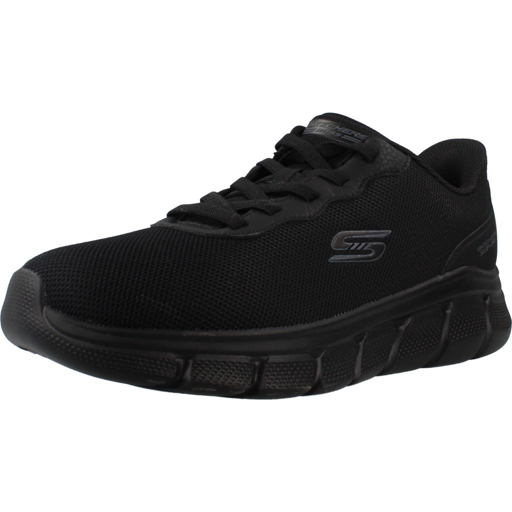 SKECHERS BOBS B FLEX - GLACIAL EDGE en color NEGRO  (1)