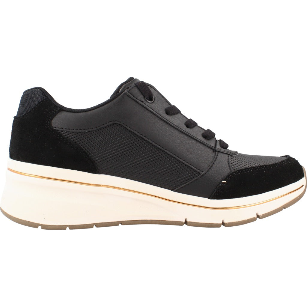 SKECHERS S BILLION FLEX LUXE UP en color NEGRO  (4)