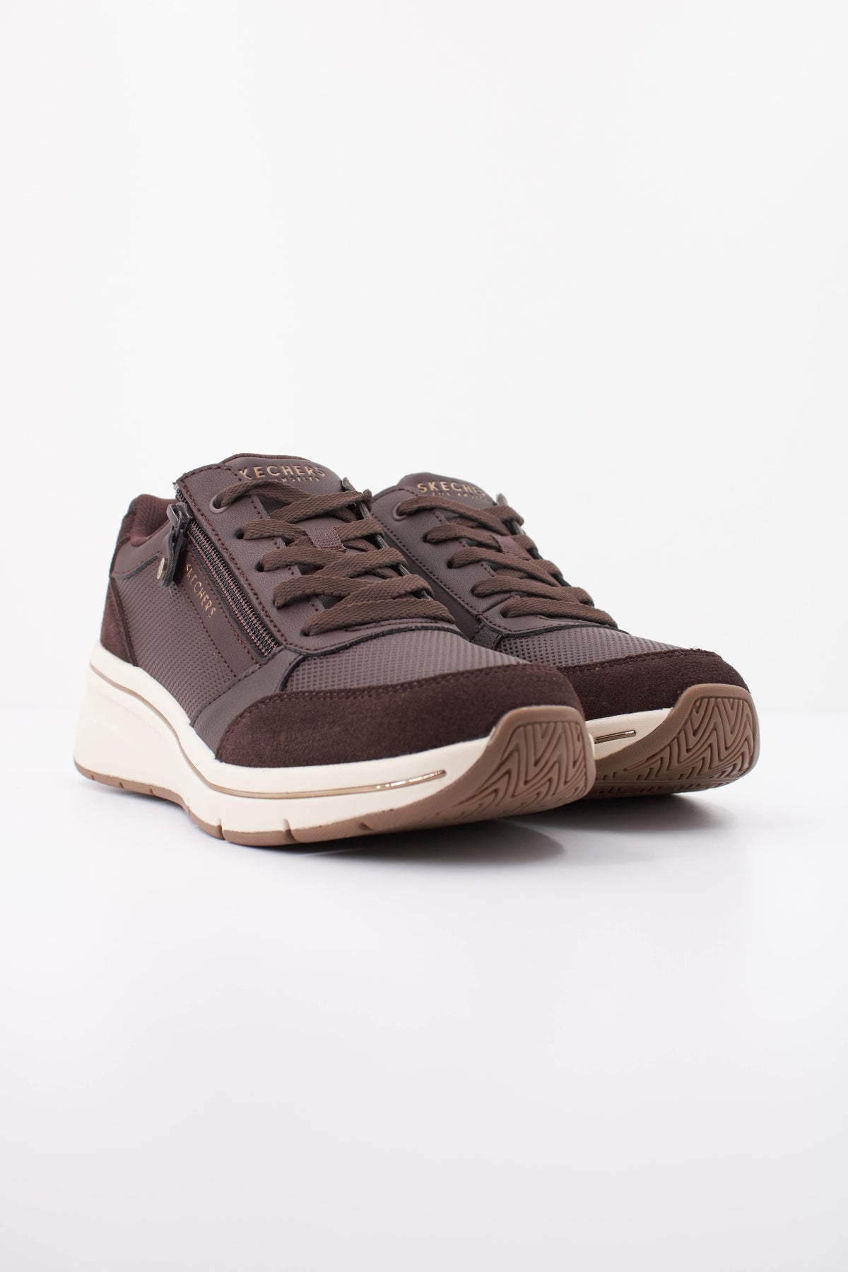SKECHERS S BILLION FLEX LUXE UP en color MARRON  (2)