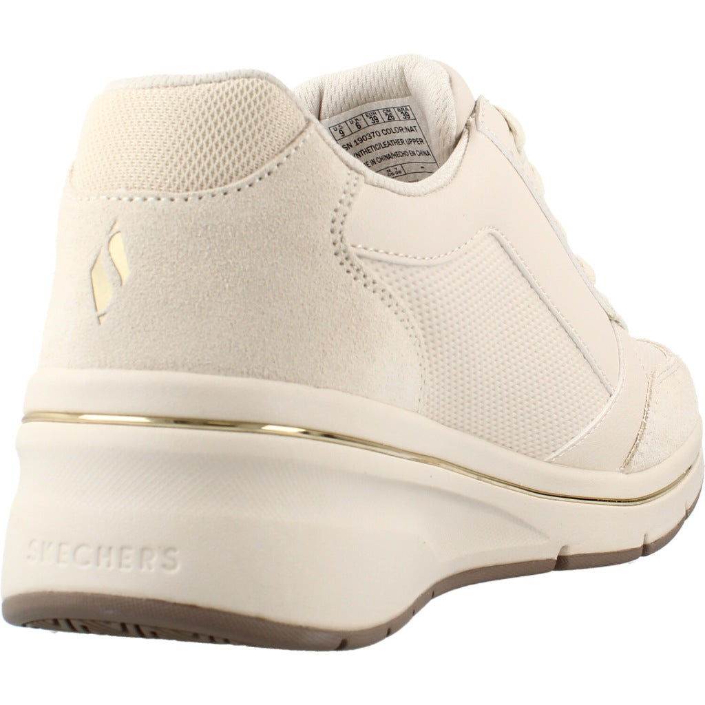 SKECHERS S BILLION FLEX LUXE UP en color BEIS  (3)
