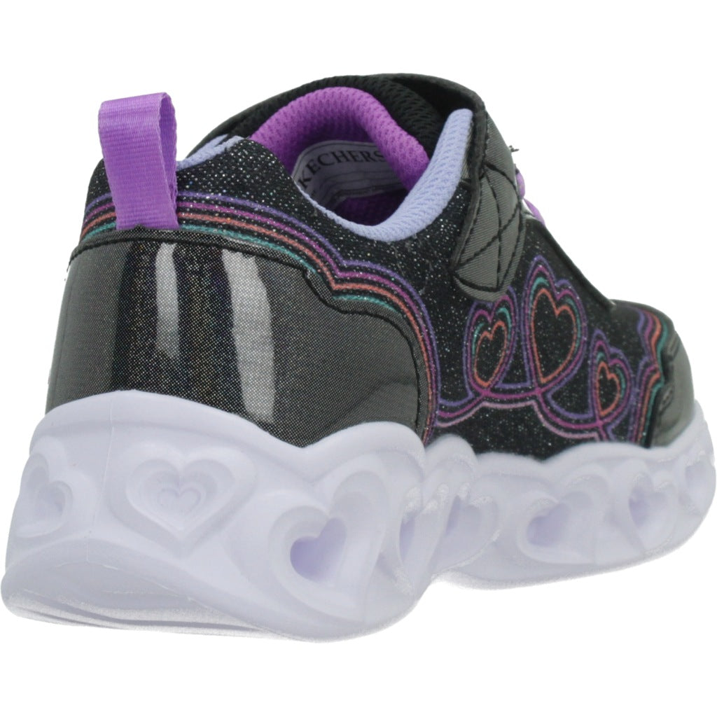 SKECHERS LCS HEART LIGHTS en color NEGRO  (3)
