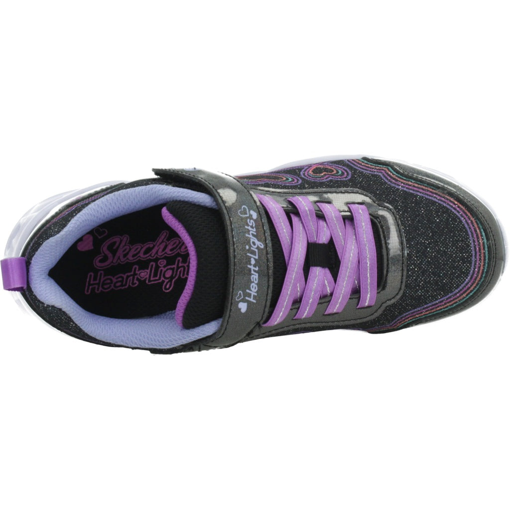 SKECHERS LCS HEART LIGHTS en color NEGRO  (7)