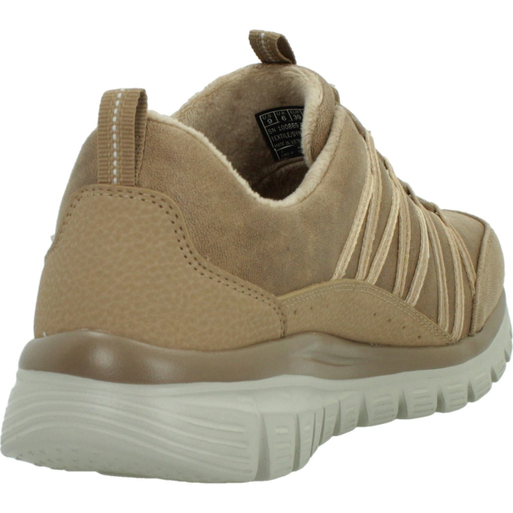 SKECHERS S GRACEFUL COZY HUG en color MARRON CLARO  (3)