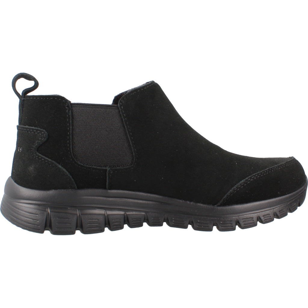 SKECHERS S GRACEFUL WILLOW WALK en color NEGRO  (4)