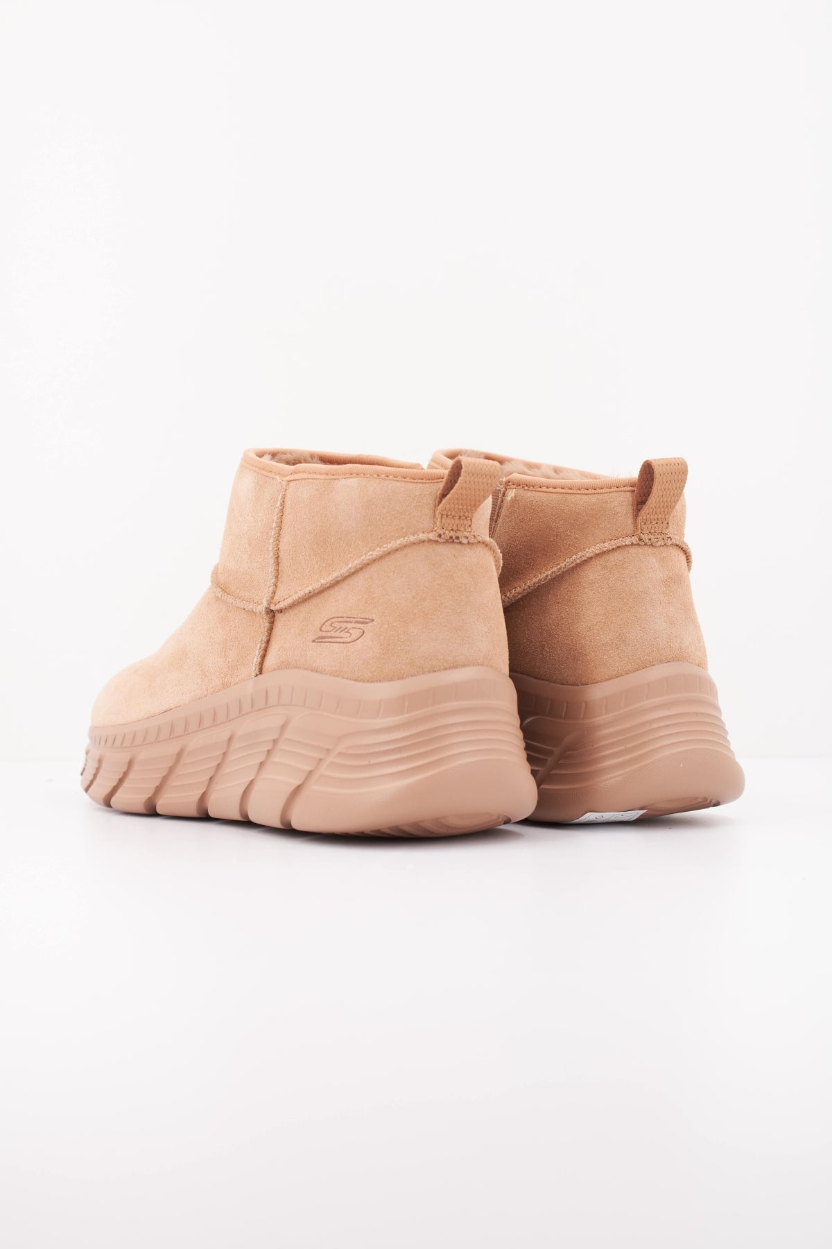 SKECHERS S BOBS B FLEX HI FROST en color MARRON CLARO  (4)