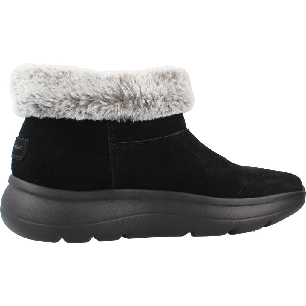 SKECHERS S ON THE GO ENCORE SNOW en color NEGRO  (4)
