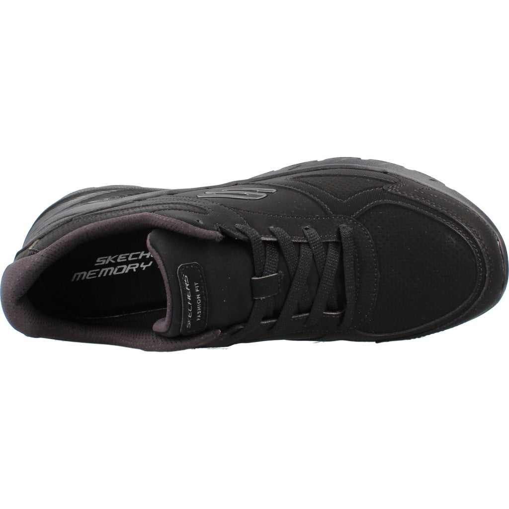 SKECHERS S FASHION FIT . VINTAGE en color NEGRO  (7)