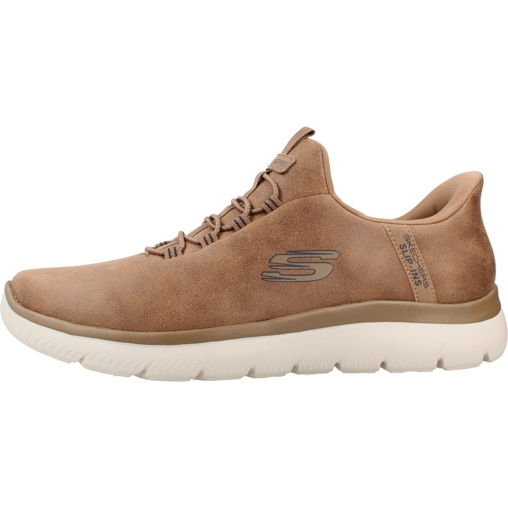 SKECHERS S SUMMITS KORLO en color MARRON CLARO  (2)