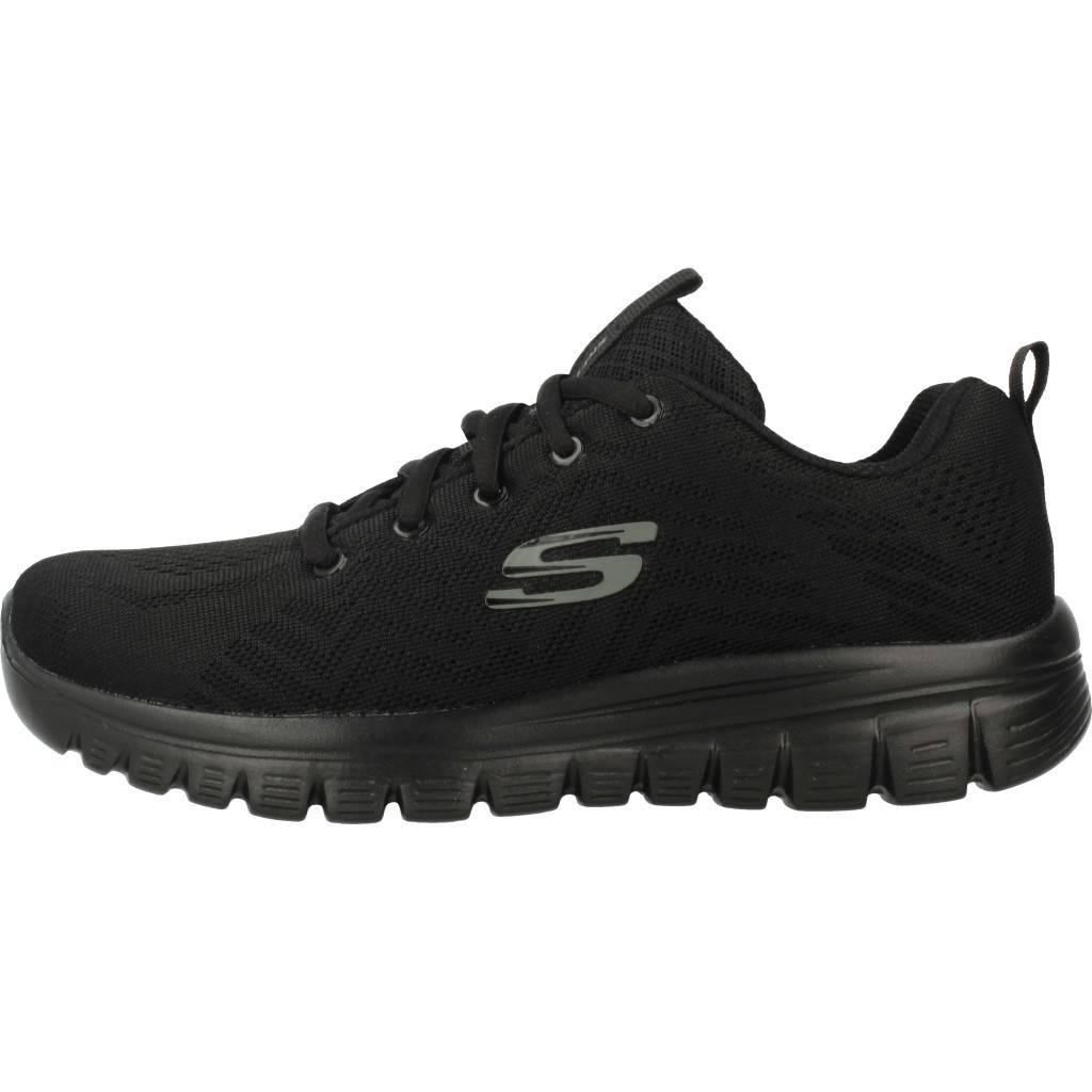SKECHERS GRACEFUL GET CONNECTED en color NEGRO  (2)