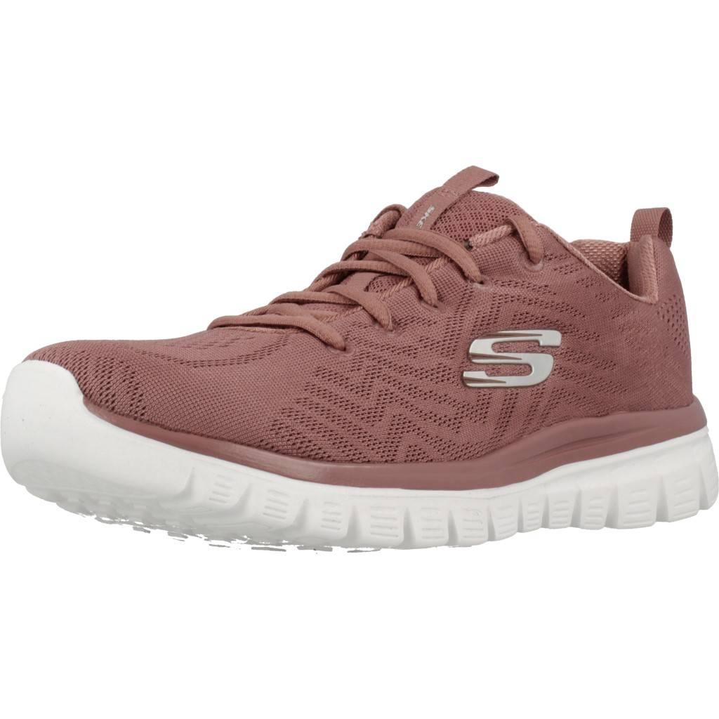 SKECHERS GRACEFUL GET CONNECTED en color ROSA  (1)