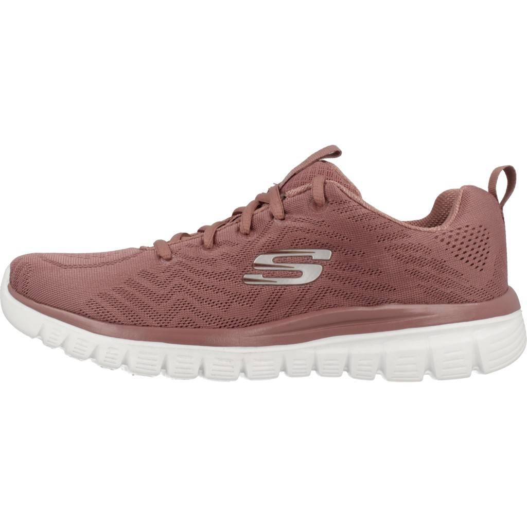 SKECHERS GRACEFUL GET CONNECTED en color ROSA  (2)