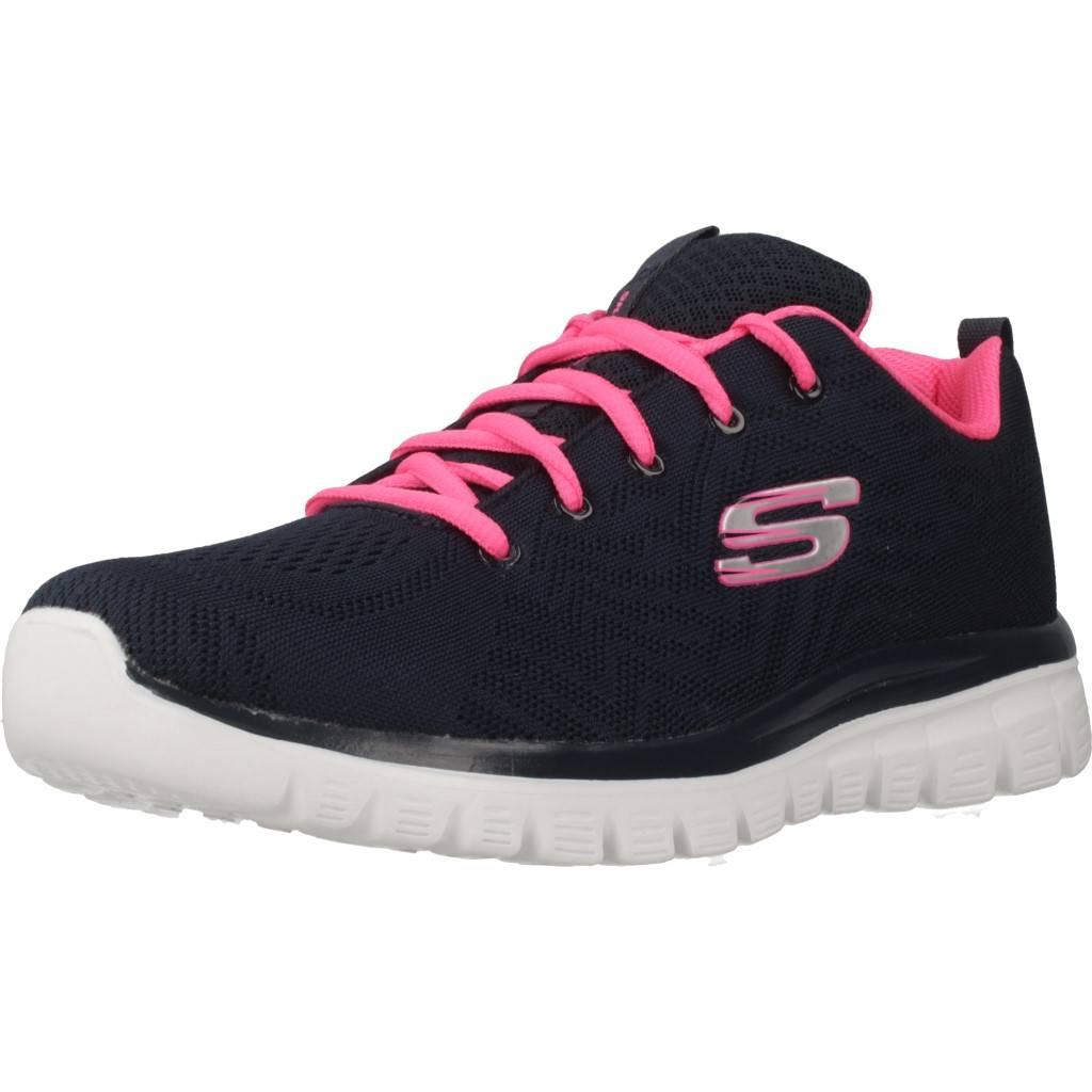 SKECHERS GRACEFUL GET CONNECTED en color AZUL  (1)